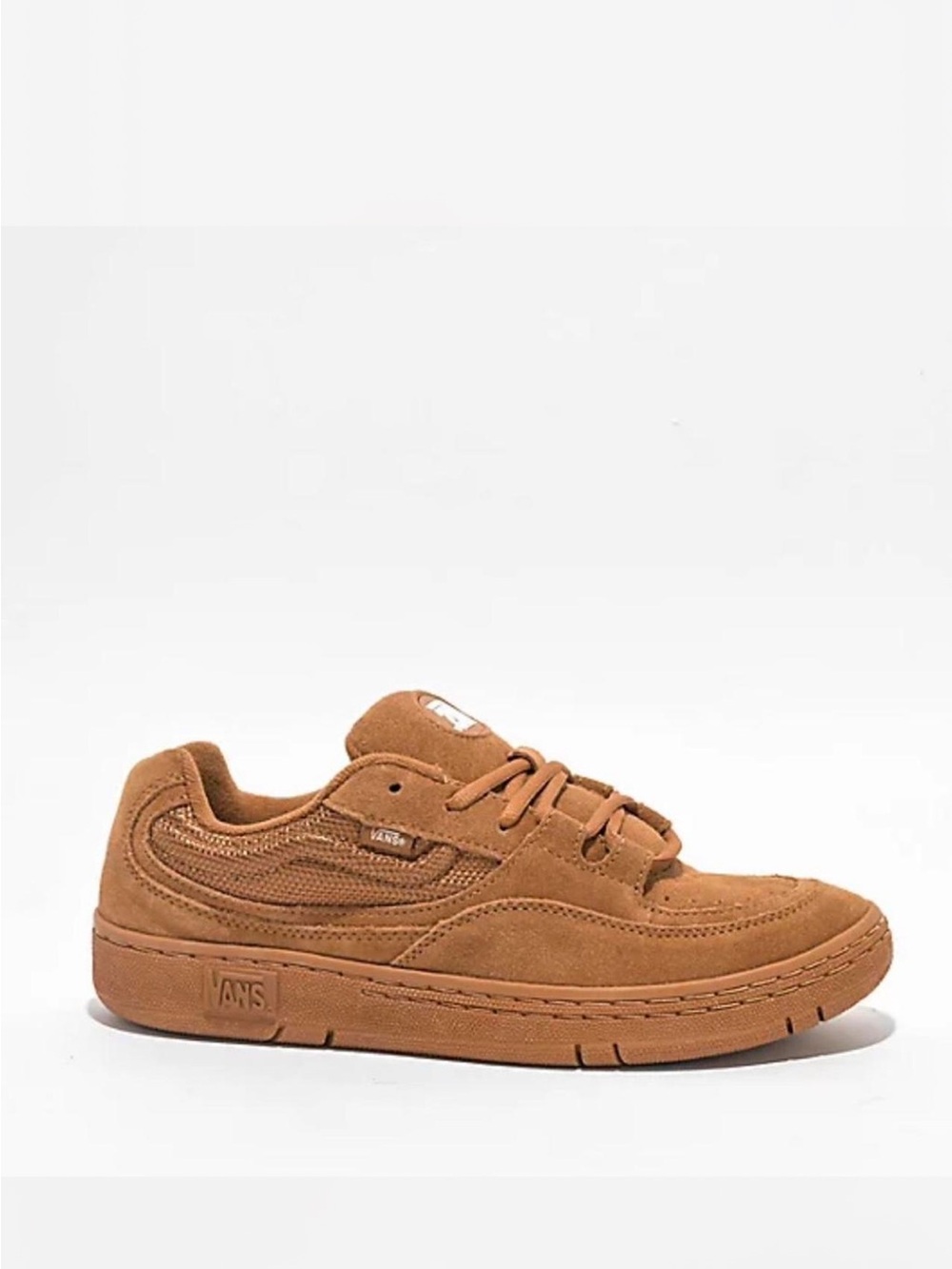 Vans Men’s Tan Suede Low-Top Sneakers